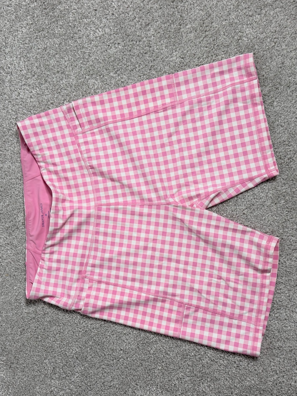 Draper James Pink Gingham Women's Shorts | 1X